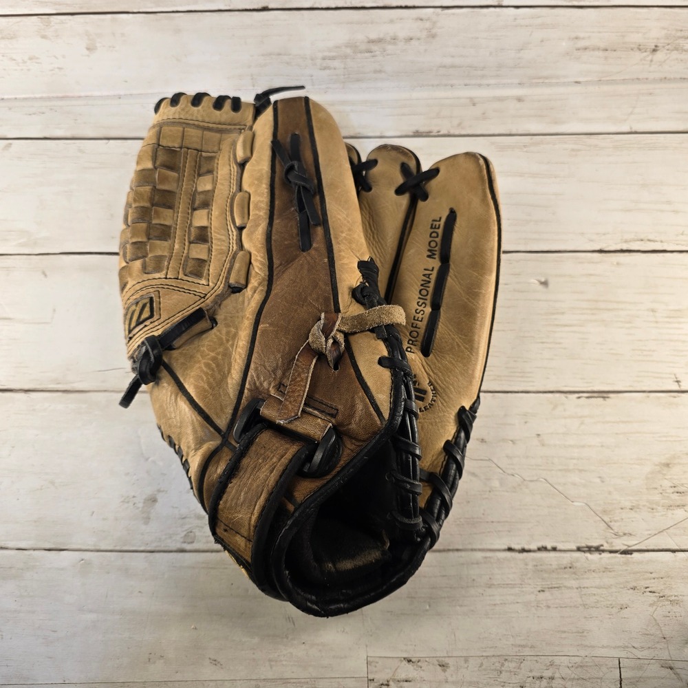 Mizuno Professional Model MBF 1350 Baseball Glove 13.5 Inch RHT Tan Black